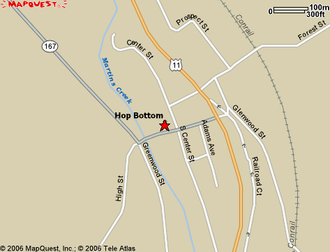 Hopbottom present day map